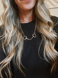 Copper Horsebit Necklace
