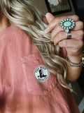 Holy Spur Pocket Tee - Rustic Red