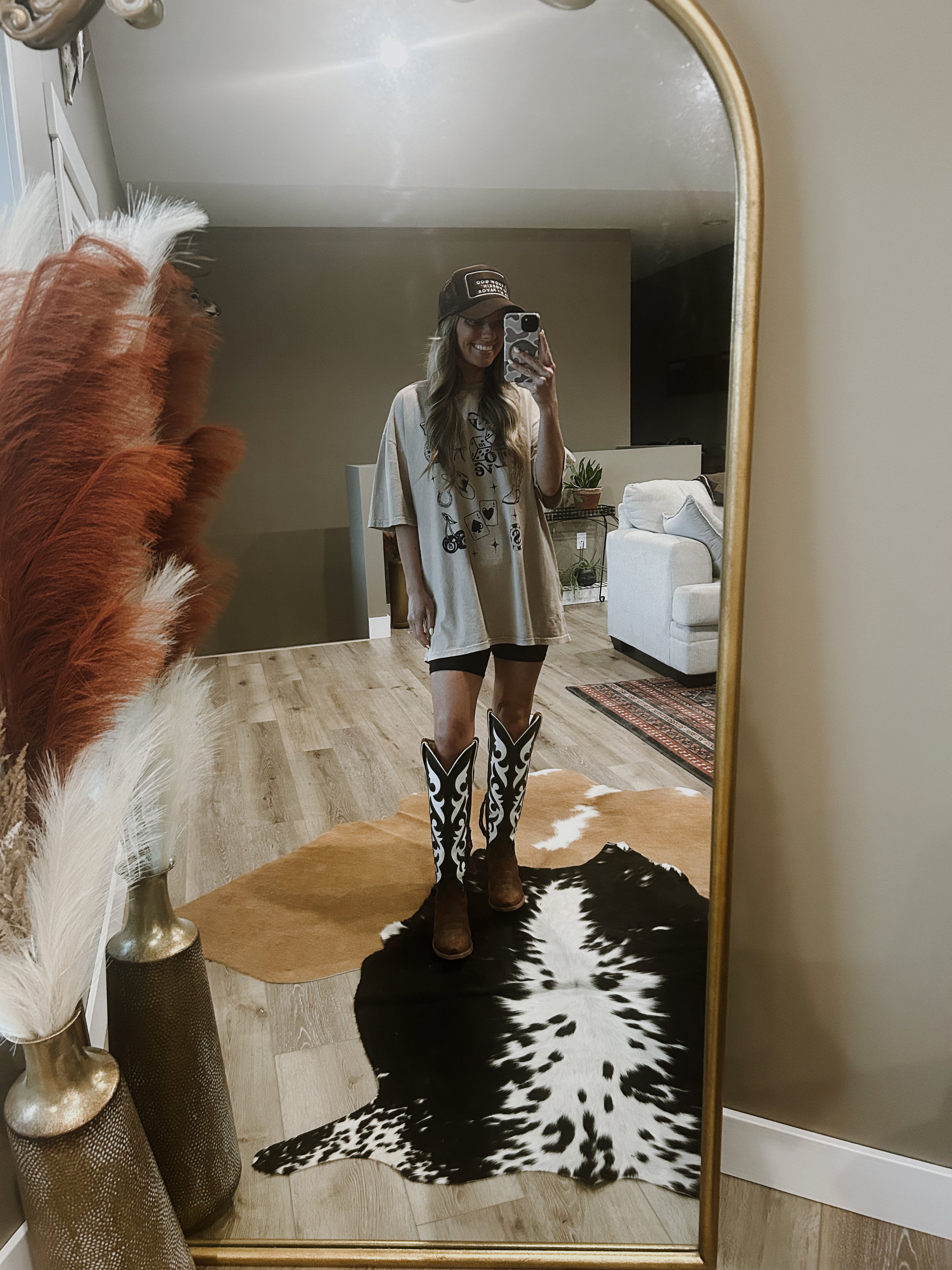 Lucky Love Oversized Mineral Tee