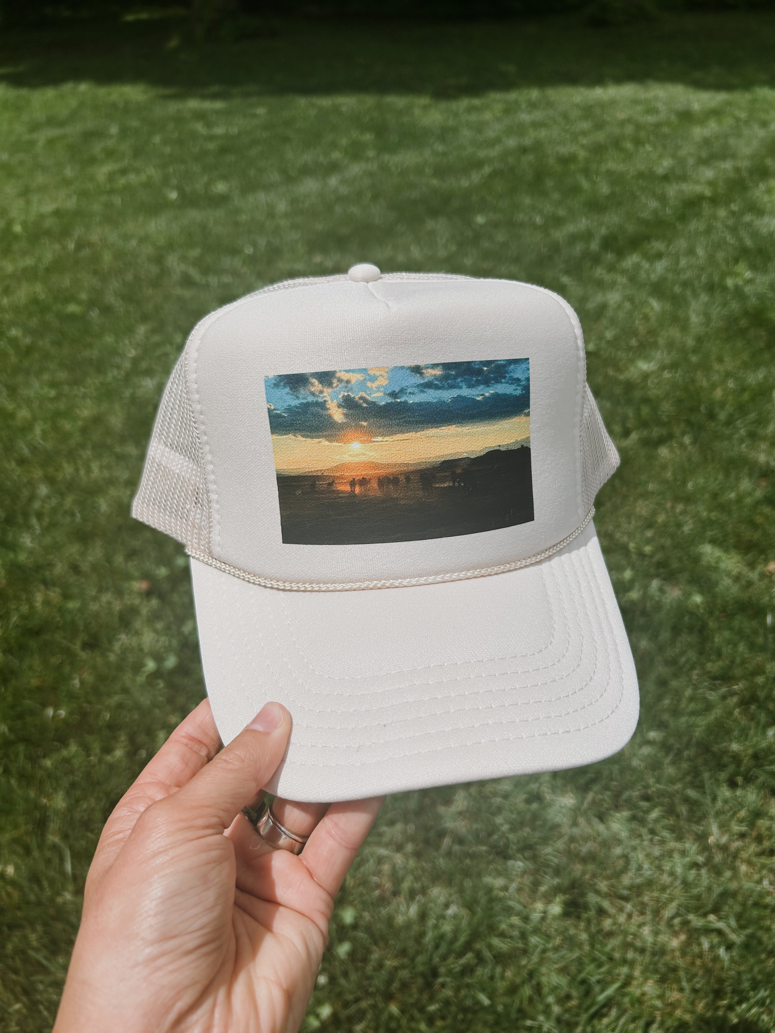 Sunset on the Ranch Trucker