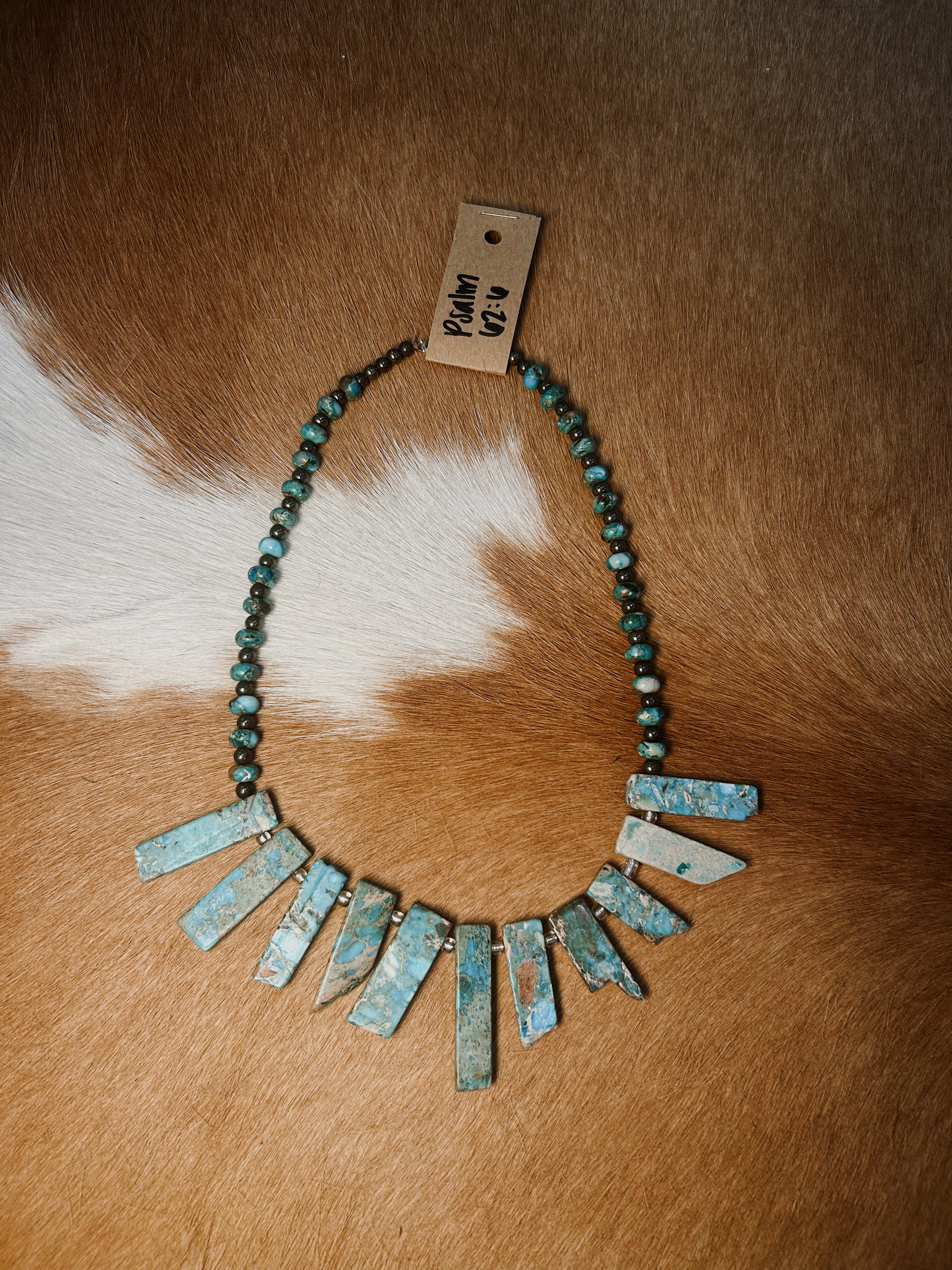 Beaded Turquoise Necklace