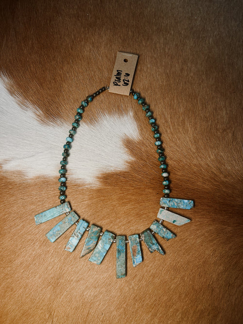Beaded Turquoise Necklace