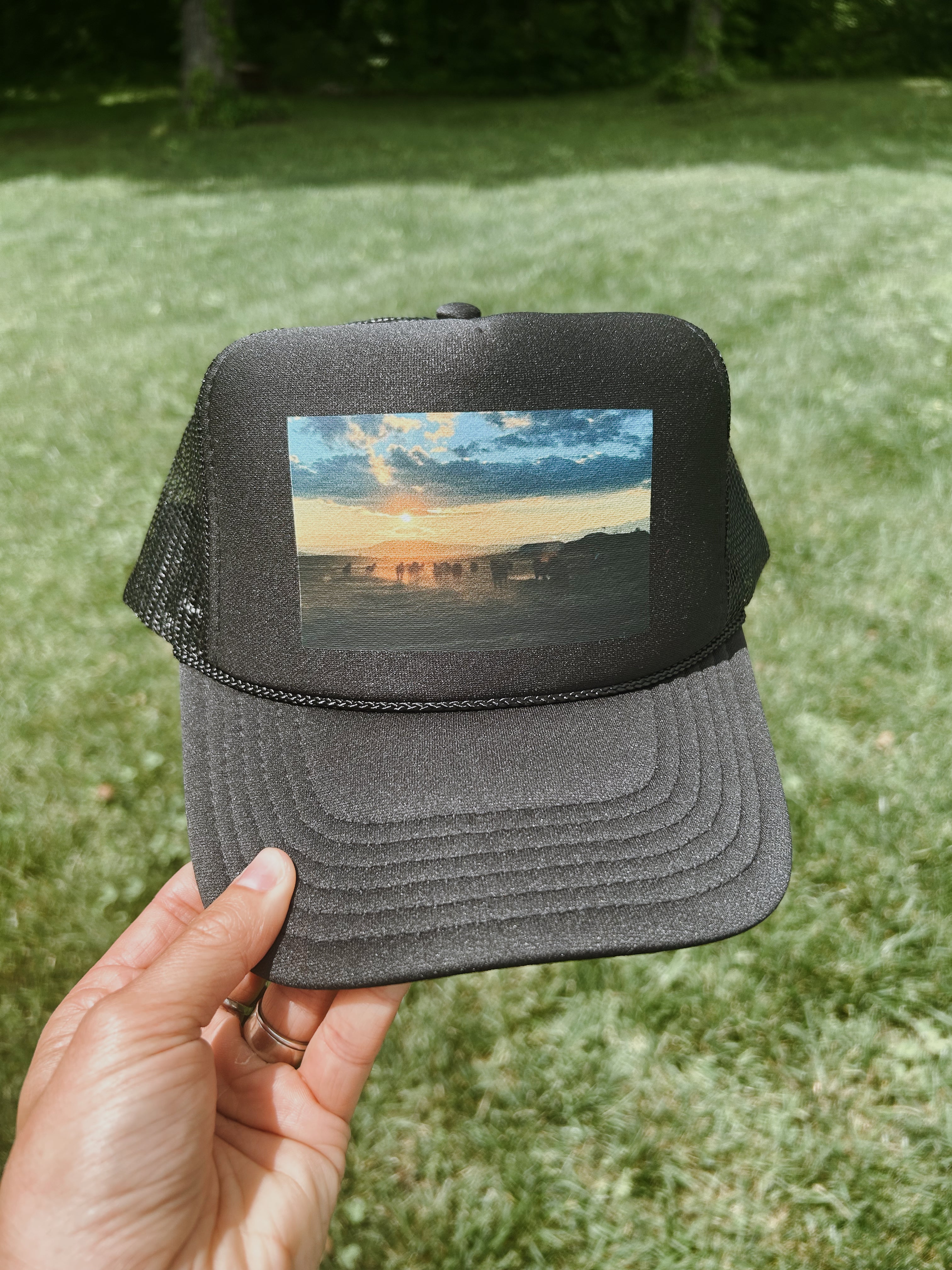 Sunset on the Ranch Trucker