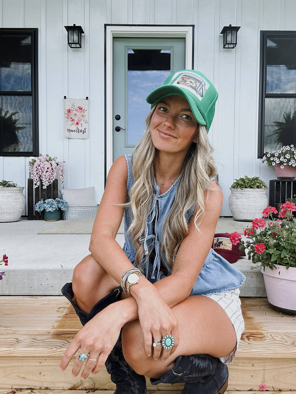 A Couple Bums Trucker - Green