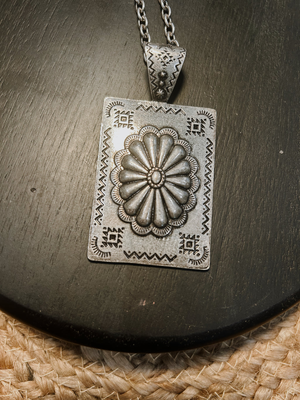 Concho Pendant Necklace
