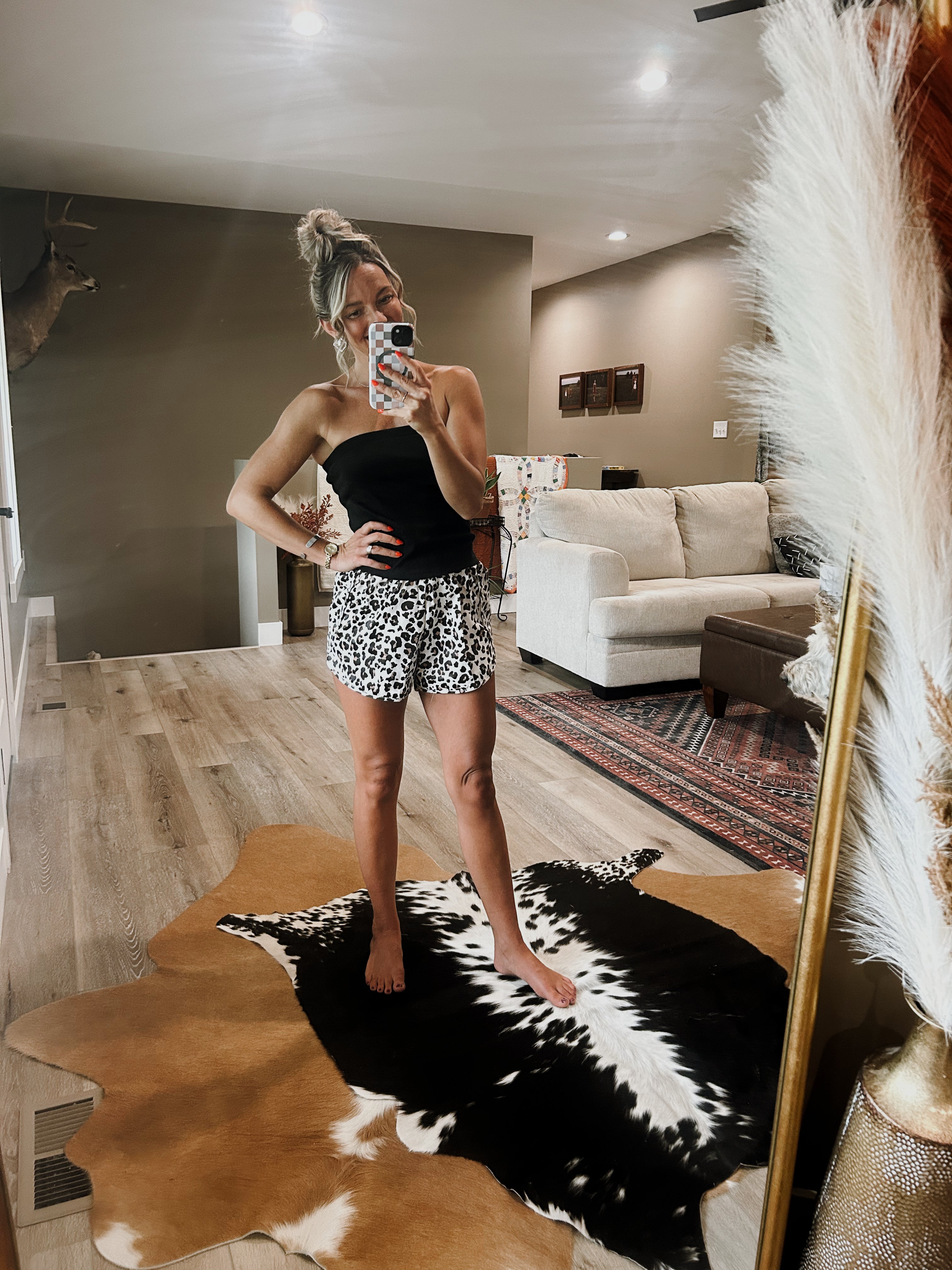 Leopard Shorts